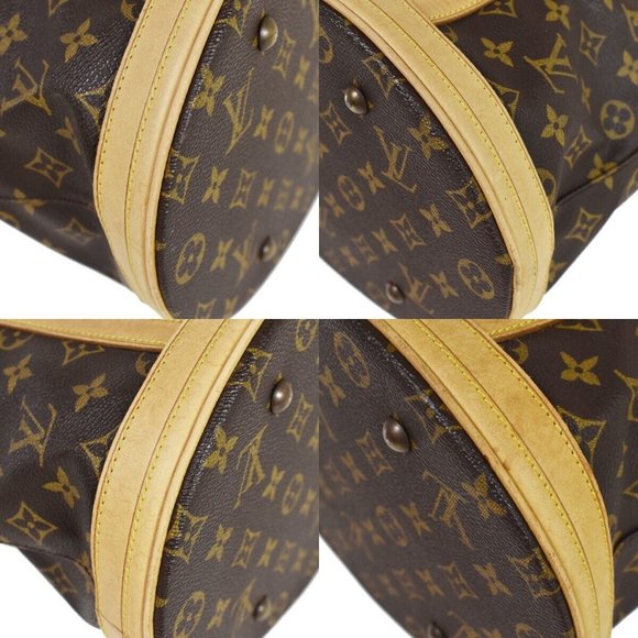 Auth LOUIS VUITTON BUCKET GM Shoulder Bag Monogram Leather Brown - Picture 15 of 16